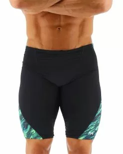 TYR Men's Cadence Blade Splice Jammer Swimsuit -TYR Shop CandenceJammerGreen ac53eb36 c095 4c9c a5d2 9bf30ae9b995