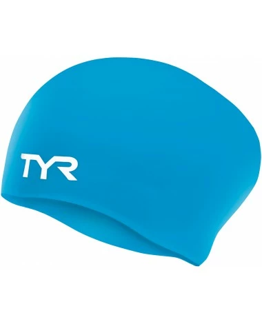 TYR Long Hair Wrinkle-Free Silicone Swim Cap 6 TYR Long Hair Wrinkle-Free Silicone Swim Cap - Image 4