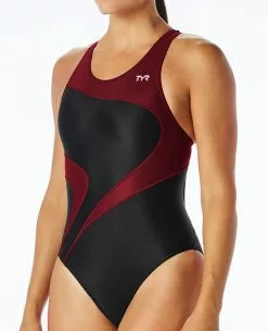 TYR Girl's Alliance T-Splice Maxfit Swimsuit -TYR Shop MALIT1 063 alt05
