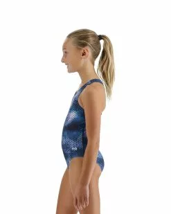 TYR Durafast Elite® Girls' Ella Maxfit Swimsuit - Starhex 8 TYR Durafast Elite® Girls' Ella Maxfit Swimsuit - Starhex -TYR Shop MSHX7Y 986 alt03