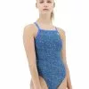 TYR Women's Lapped Diamondfit Swimsuit -TYR Shop TYRLappedDiamondBlueGreen 3c600cca c571 408d b2ef 5ae075961dde