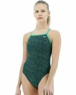 TYR Girl's Lapped Diamondfit Swimsuit 9 TYR Girl's Lapped Diamondfit Swimsuit -TYR Shop TYRLappedDiamondGreen