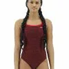 TYR Girl's Lapped Diamondfit Swimsuit -TYR Shop TYRLappedDiamondRed