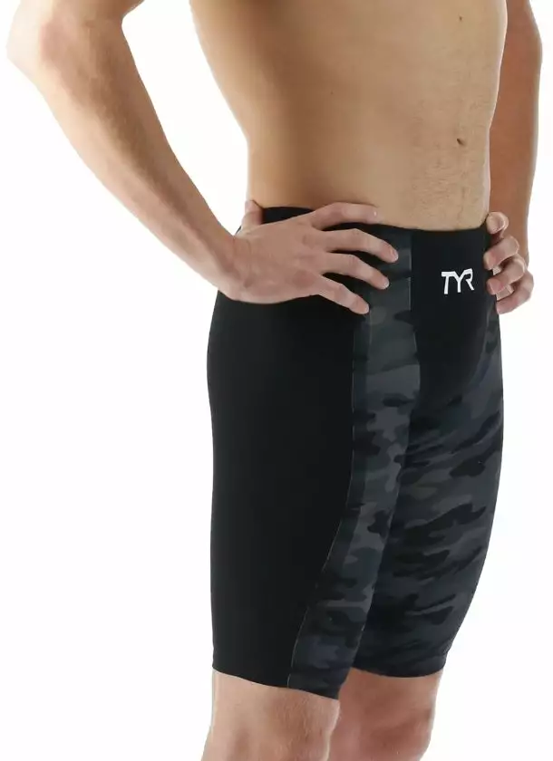 TYR Men's Shockwave High Waist Camo Jammer Tech Suit 5 TYR Men's Shockwave High Waist Camo Jammer Tech Suit - Image 3