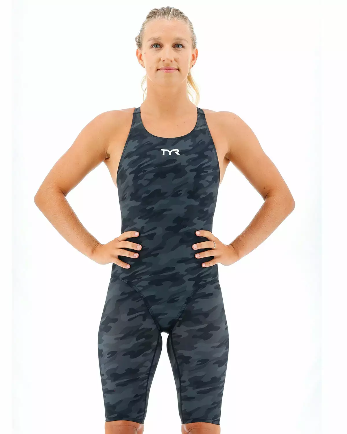 TYR Women's Thresher Camo Open Back 3 TYR Women's Thresher Camo Open Back