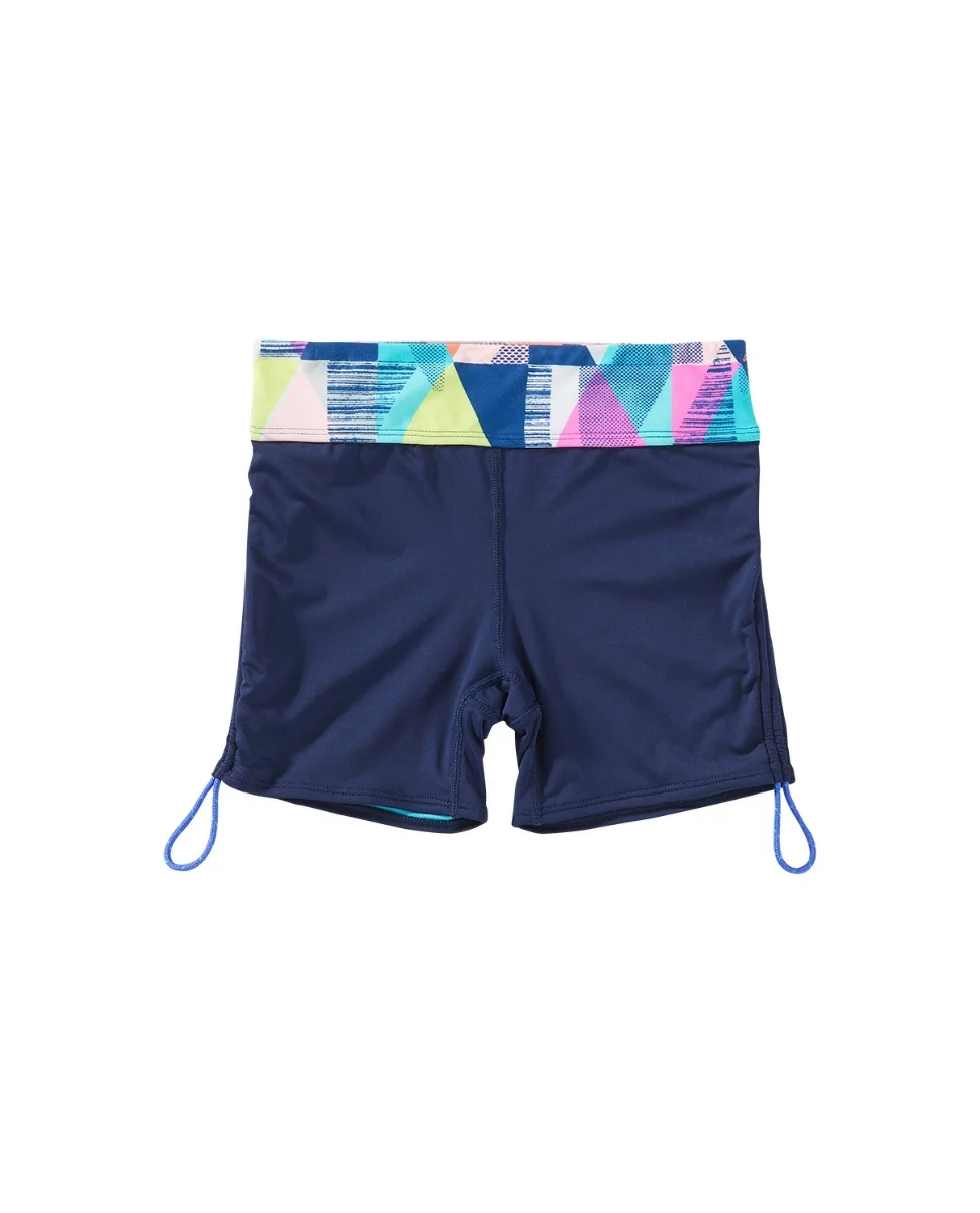 TYR Durafast Lite® Girls' Della Boyshort - Jigsaw 3 TYR Durafast Lite® Girls' Della Boyshort - Jigsaw