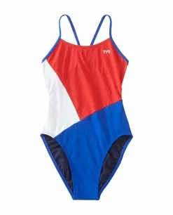 TYR Durafast One® Girls' Cutout Swimsuit - Solid Splice Block 8 TYR Durafast One® Girls' Cutout Swimsuit - Solid Splice Block -TYR Shop cbsol7y 636 alt01