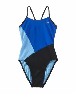 TYR Durafast One® Girls' Cutout Swimsuit - Solid Splice Block 9 TYR Durafast One® Girls' Cutout Swimsuit - Solid Splice Block -TYR Shop cbsol7y 771 alt01