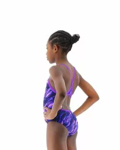 TYR Durafast Lite® Girls' Diamondfit Swimsuit - Cadence -TYR Shop dcad7y 510 alt04 2