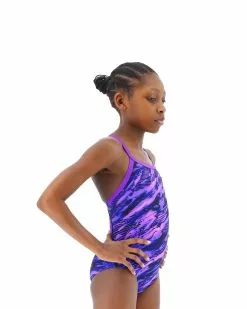 TYR Durafast Lite® Girls' Diamondfit Swimsuit - Cadence -TYR Shop dcad7y 510 alt06 2