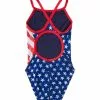 TYR Durafast One® Girl’s Diamondfit Swimsuit - Star Spangled -TYR Shop dhgr7y 636 alt02