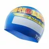 TYR Youth Silicone Swim Cap - Hello My Name Is -TYR Shop lcsjrhlo 420 alt01