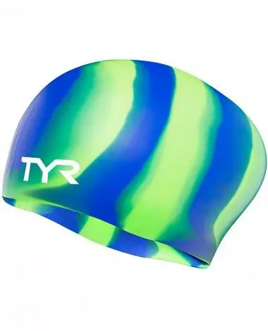 TYR Long Hair Silicone Swim Cap 3 TYR Long Hair Silicone Swim Cap