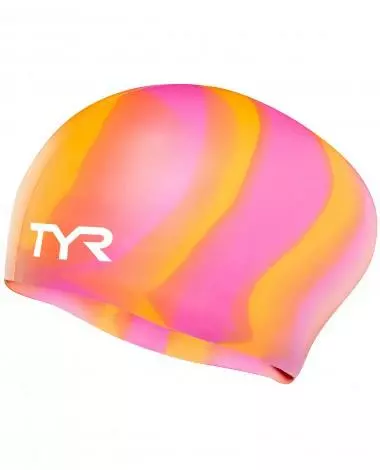 TYR Long Hair Silicone Swim Cap 5 TYR Long Hair Silicone Swim Cap - Image 3