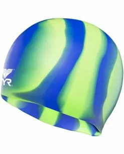 TYR Multi-Color Silicone Swim Cap -TYR Shop lcsm 310 alt1