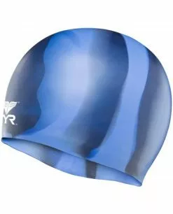 TYR Multi-Color Silicone Swim Cap -TYR Shop lcsm 420 alt1
