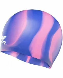TYR Multi-Color Silicone Swim Cap -TYR Shop lcsm 547 alt1