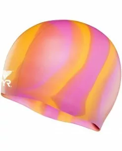 TYR Multi-Color Silicone Swim Cap -TYR Shop lcsm 801 alt1