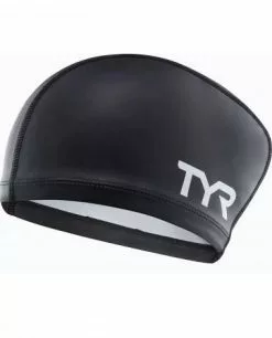 TYR Long Hair Silicone Comfort Swim Cap
