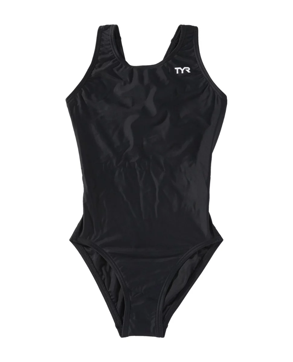 TYReco™ Girls' Maxfit Swimwuit - Solid 3 TYReco™ Girls' Maxfit Swimwuit - Solid