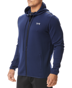 TYR Men's Alliance Podium Full Zip Hoodie -TYR Shop mtfzh2a 401 alt305b