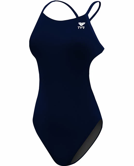 TYR Durafast Elite® Girls' Cutoutfit Swimsuit - Solid 3 TYR Durafast Elite® Girls' Cutoutfit Swimsuit - Solid