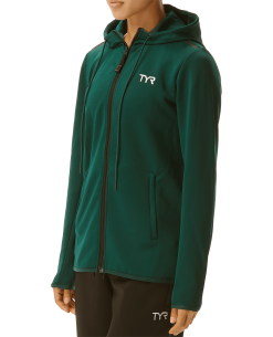 TYR Women's Alliance Podium Full Zip Hoodie -TYR Shop wtfzh2a 310 alt205b